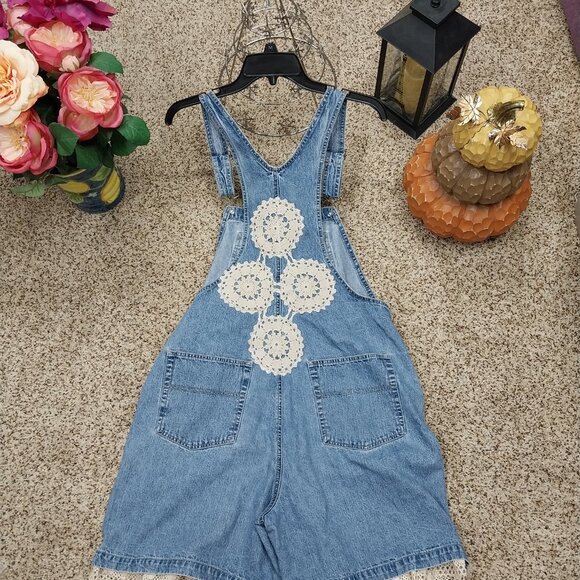 3036 Size Large Upcycled St. John's Bay Overall Shorts - Picture 4 of 5